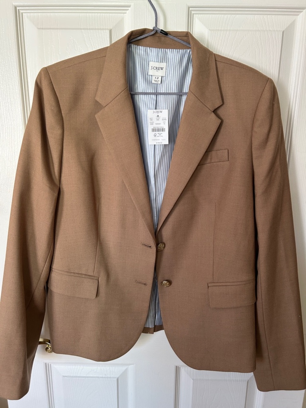 J. Crew Women's Camel Blazer in Tan